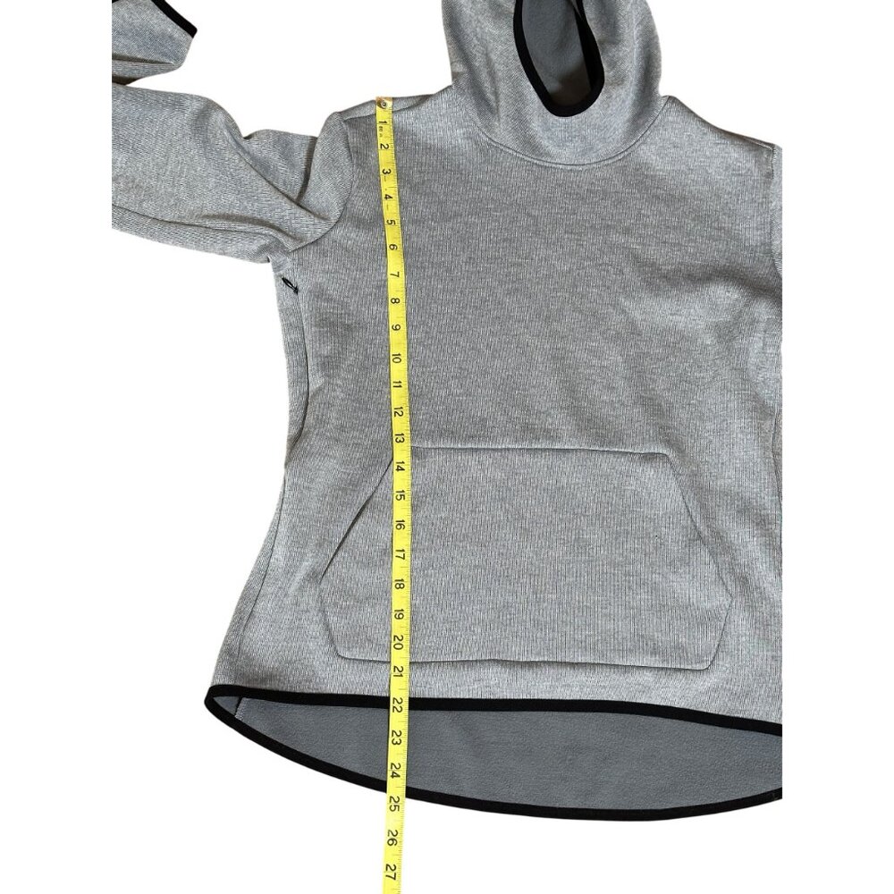 Nike Dri-FIT Hoodie Womens Medium Gray Pullover Athletic Sweatshirt - Picture 6 of 7